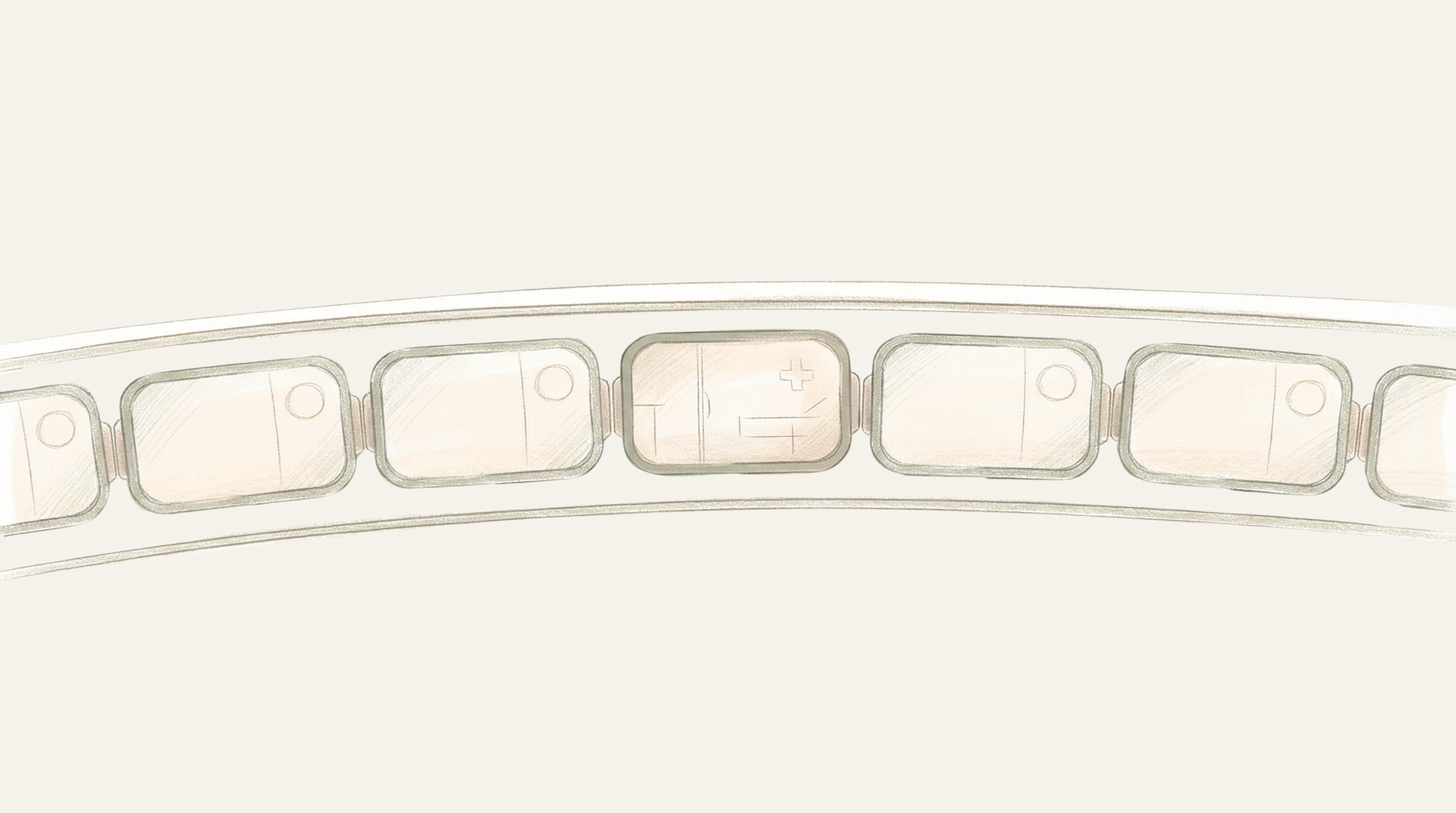 Exam Cluster — Curved Plan Ideation Sketch