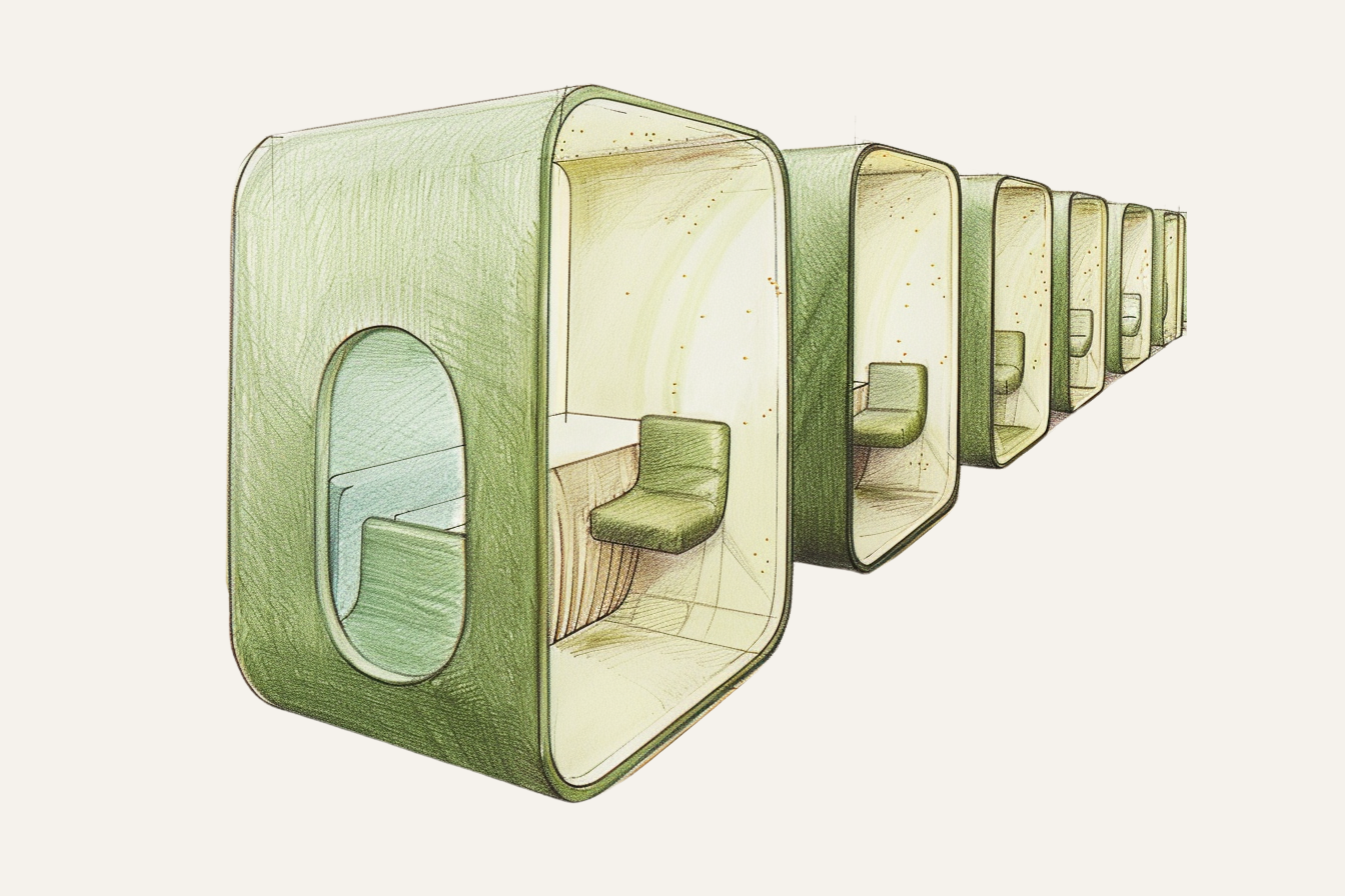 Exam Room Carriage — Design Ideation Sketch