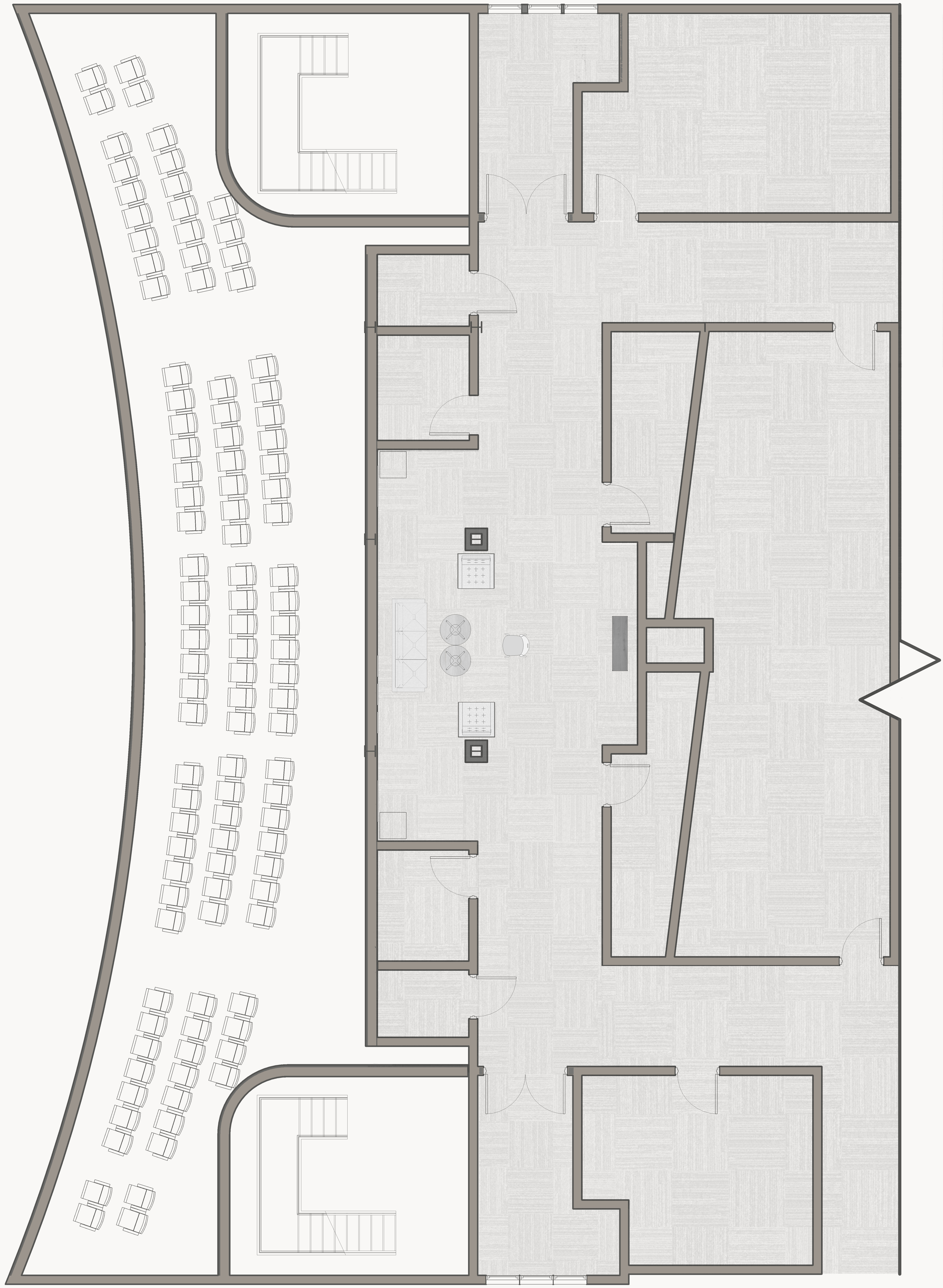 Existing Conditions Floor Plan, Level 2, SBG Center