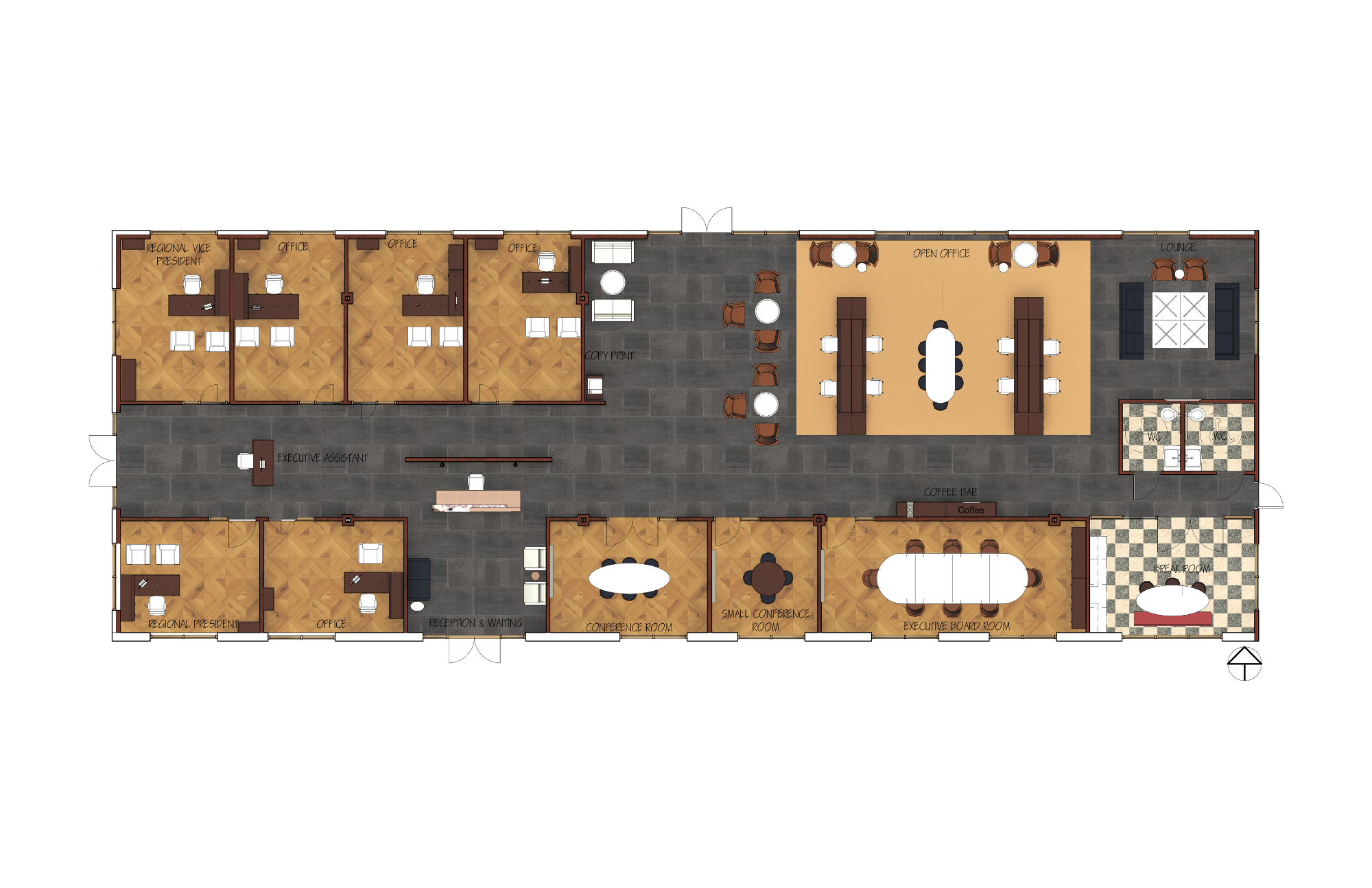 Ralph Lauren Satellite Office Floor Plan