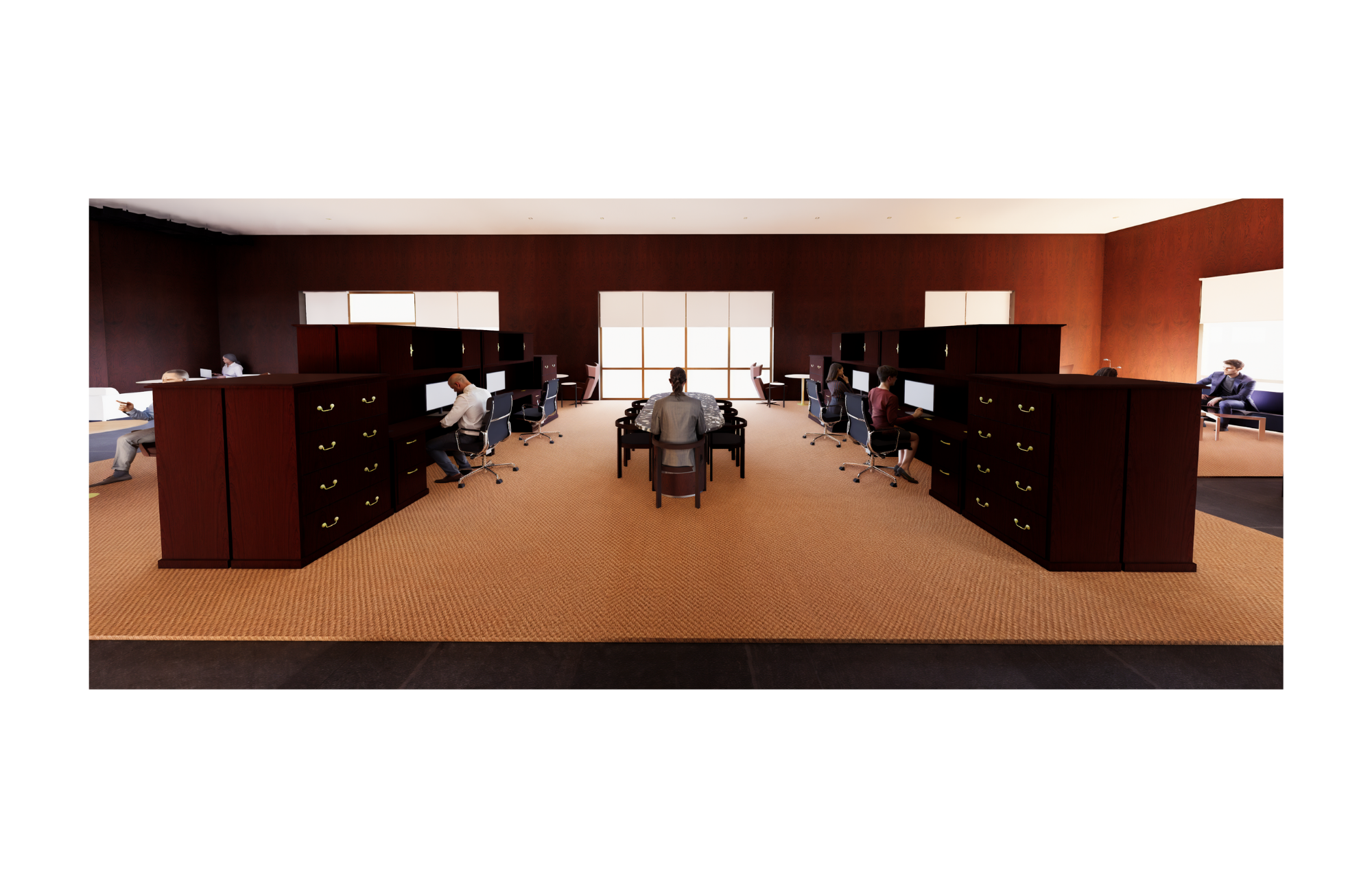 Open Office — Hoteling Stations